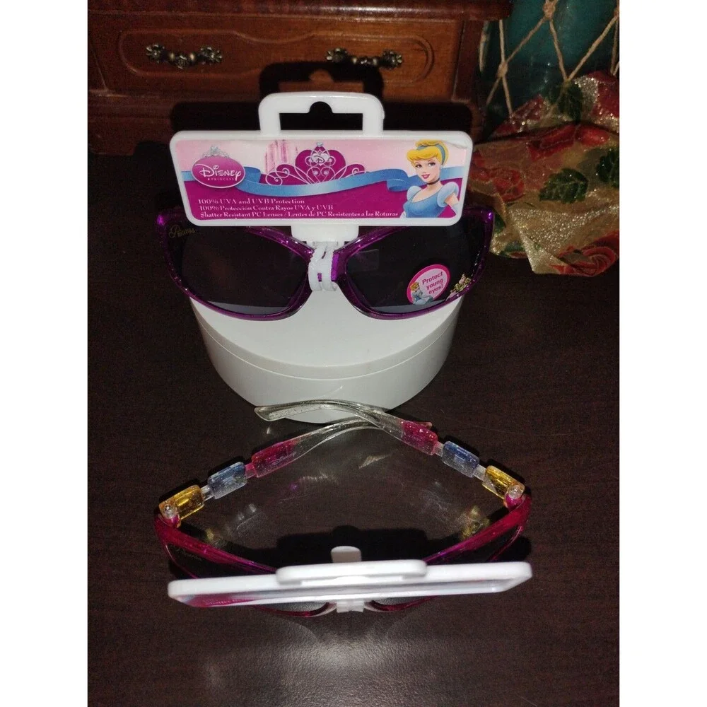 2 Pairs Of Disney Princess Sunglasses New On Card With Original Tags